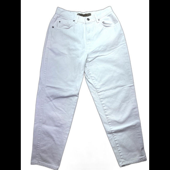 Vtg Women’s Levi’s 900 Series (28x26) High Rise White Jeans 90s USA Sz 12‎ - Picture 1 of 16